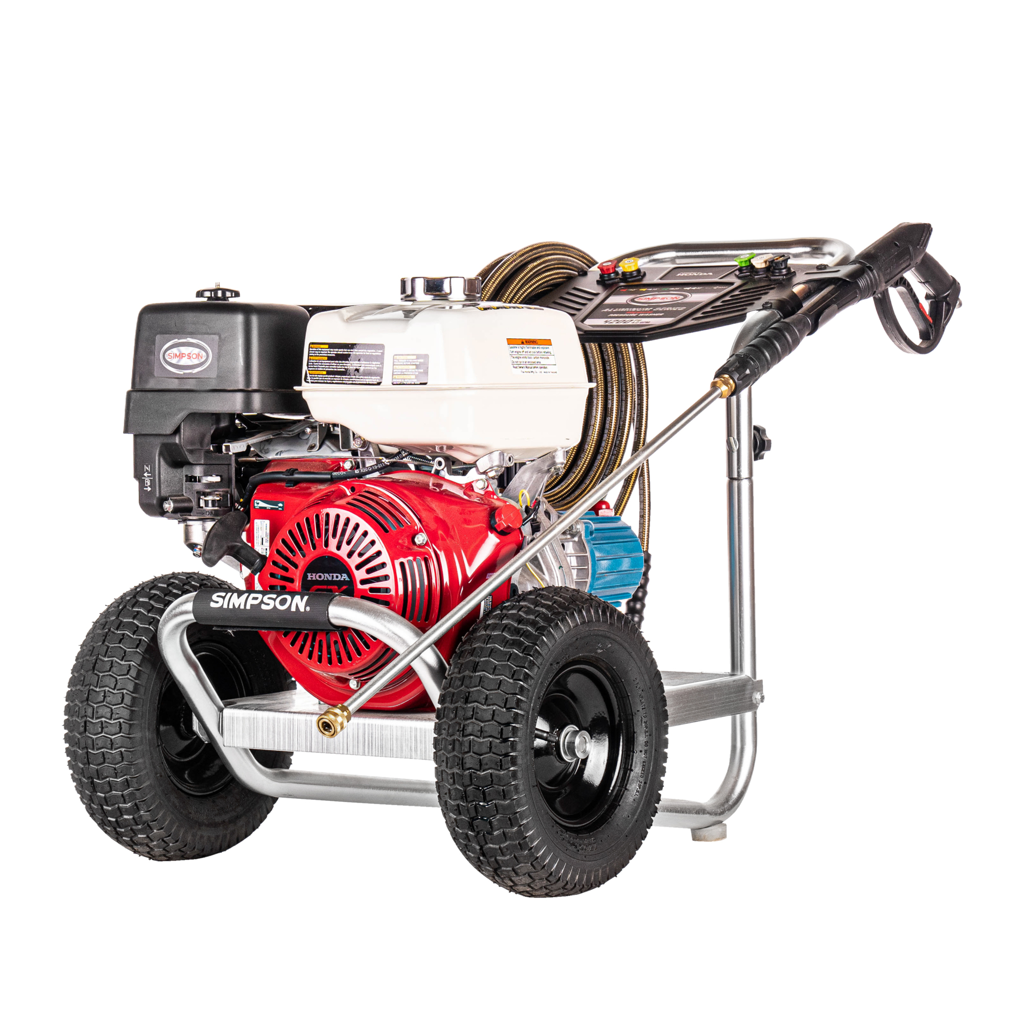 Simpson Aluminum Cold Water Professional Gas Pressure Washer — 4200 PSI, 4.0 GPM, Honda GX390 Engine, CAT Pump, Model# ALH4240